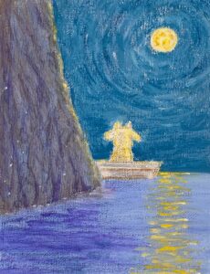 満ちゆく月に祈る
차오르는 달에 빌다
A goat praying in the moon
Keiko Kaneda
なちゅらる宇宙人