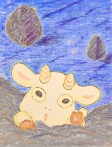 あきらめない Never give up! 포기하지 않다 海 やぎ ロッククライミング なちゅらる宇宙人 Keiko Kaneda ベップアートマンス